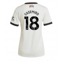 Maglia Calcio Manchester United Casemiro #18 Terza Divisa Donna 2024-25 Manica Corta